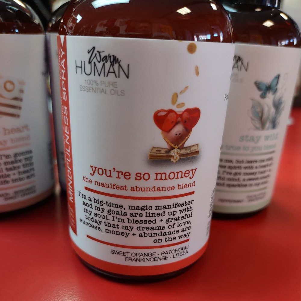 Aromatherapy Spray for your Room and Body - from Warm Human - YOU'RE SO MONEY